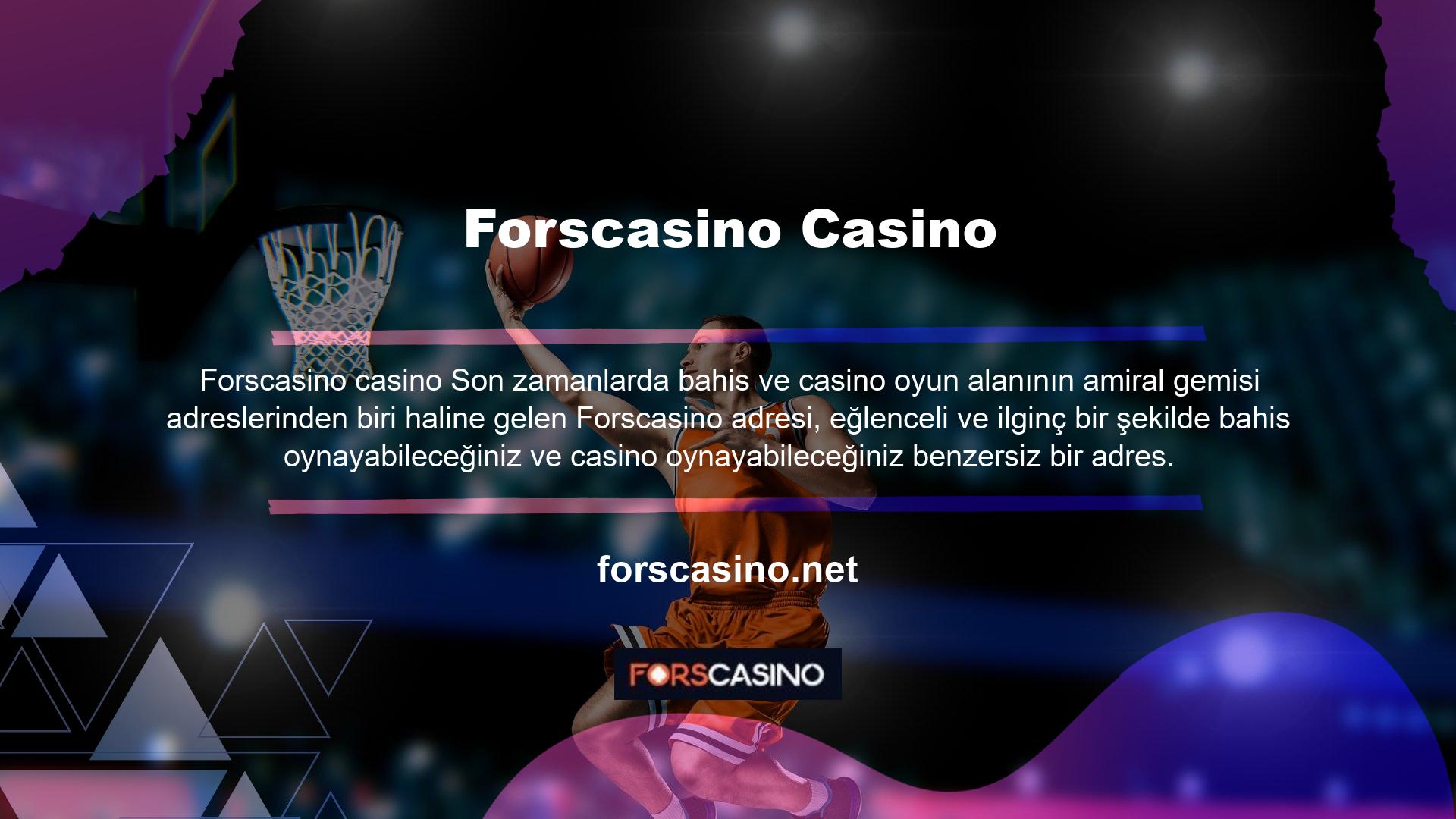 Müşteri hizmetleri söz konusu olduğunda, Forscasino benzersiz ve yüksek kaliteli hizmet sunan bir casino ve casino destinasyonudur